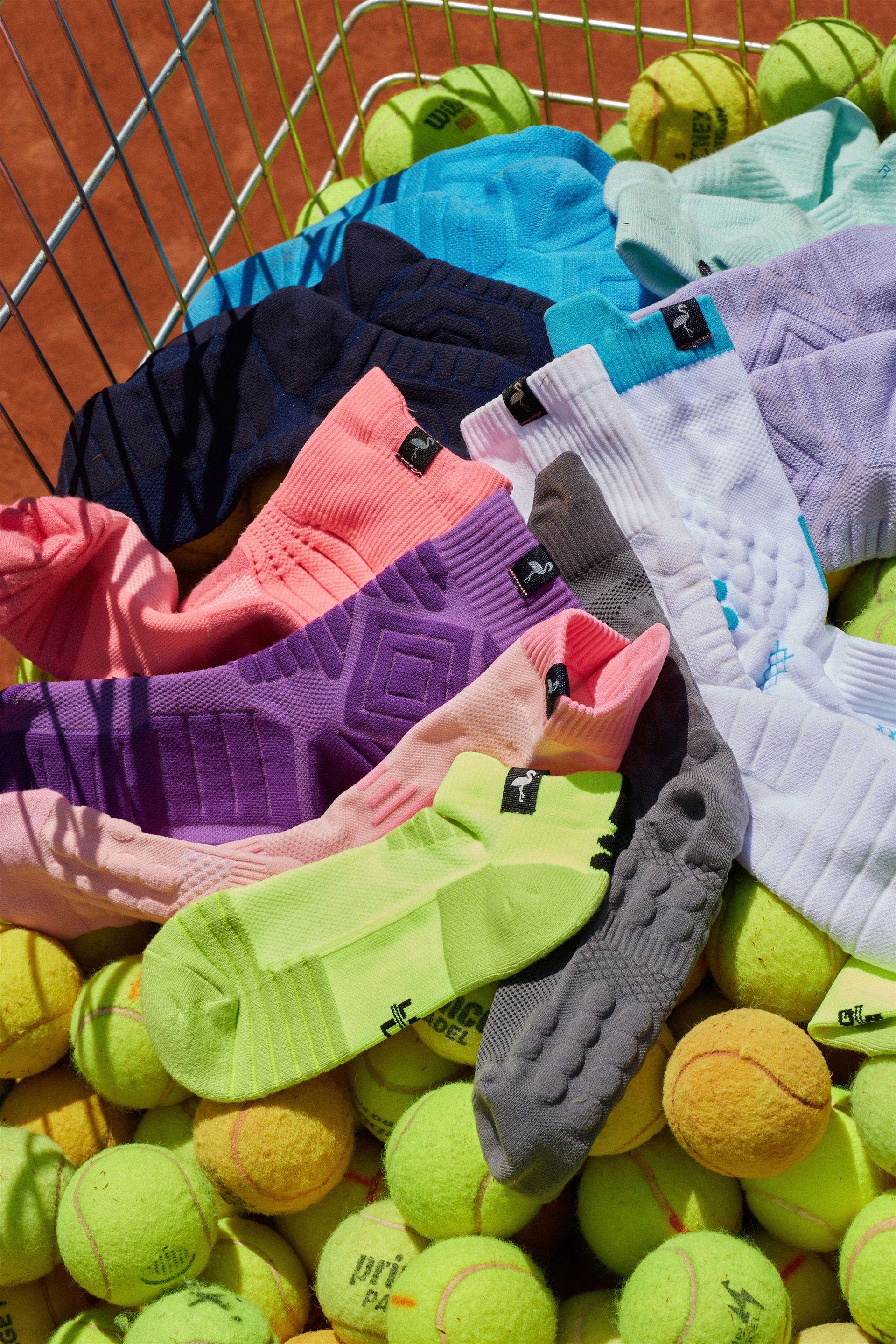 Calcetines Flamingo Sports para tenis — colores vibrantes y alto rendimiento