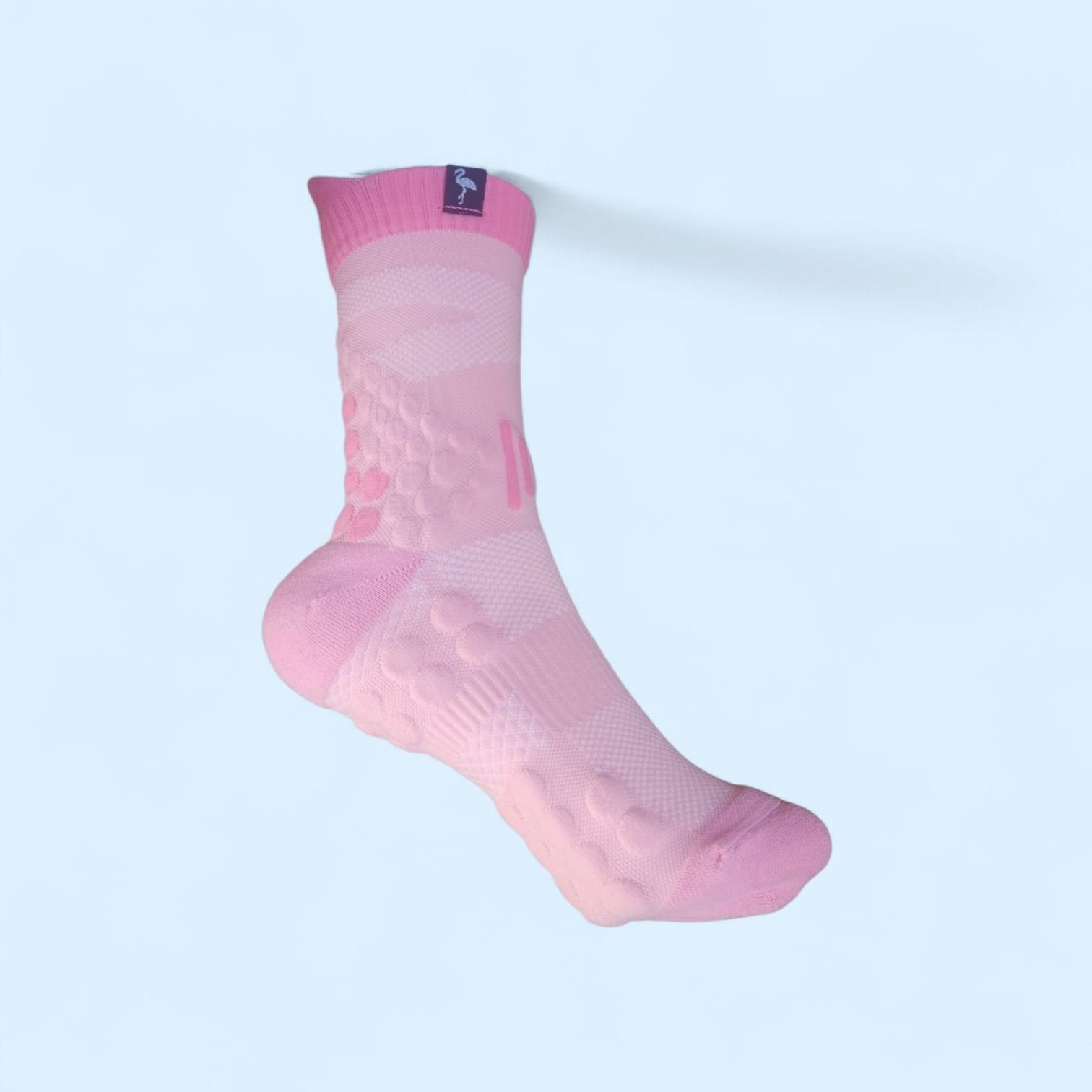 Calcetín Artemia Pink — largo rosa para tenis y pádel Flamingo Sports Chile