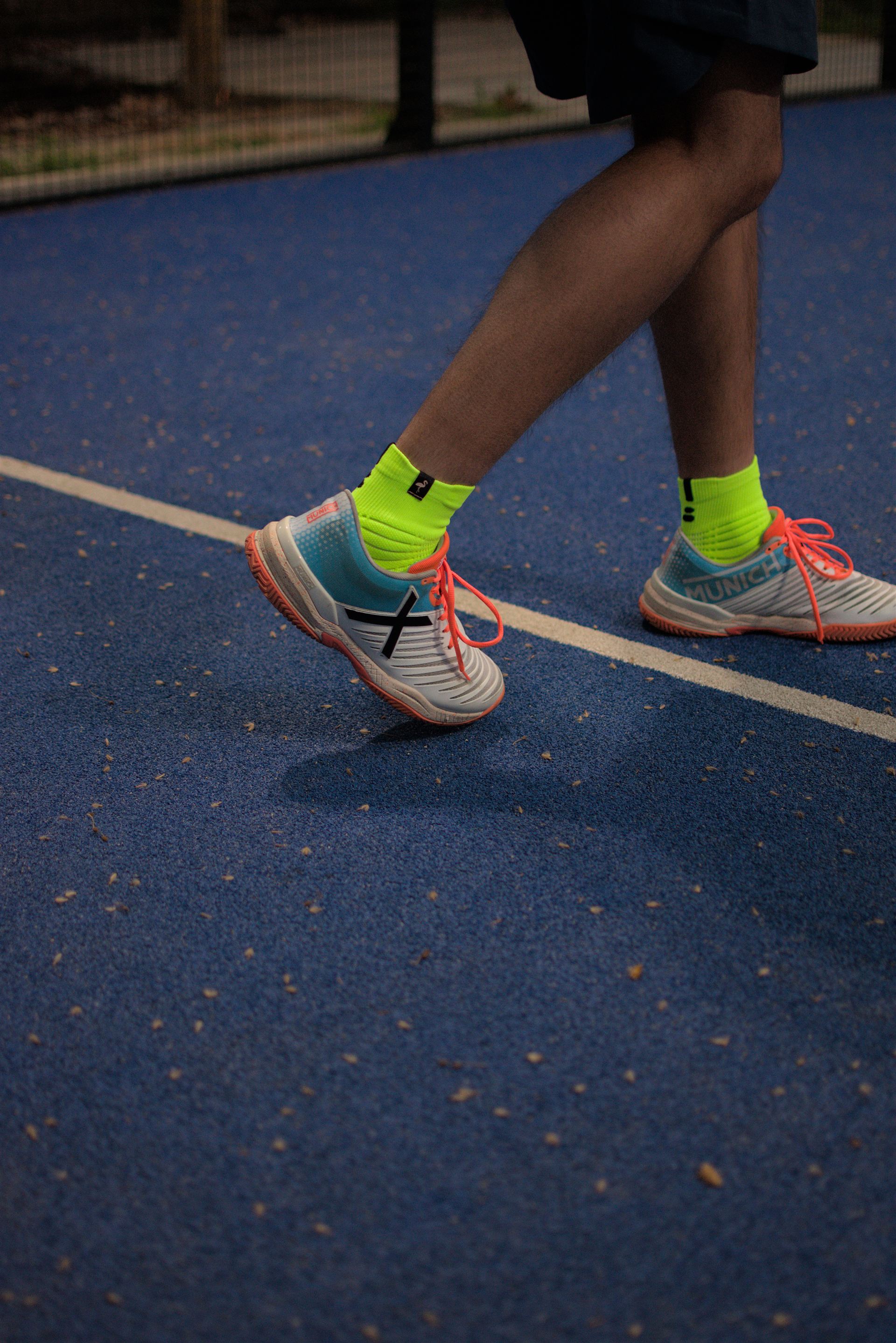 Colección Flamingo Sports — calcetines técnicos tenis y pádel